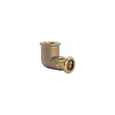 Pressfit Gas Elbow 90 female 15mm x 1/2"
