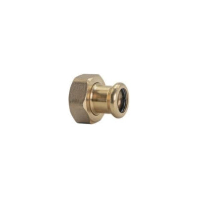 Pressfit Water Straight Union MI 15mm x 1/2" MI