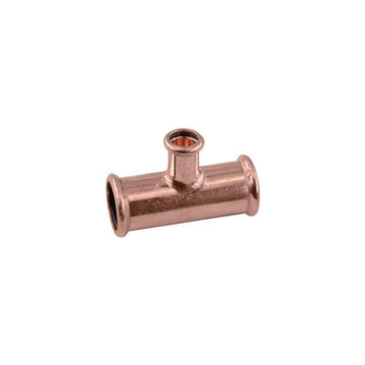 Pressfit Water Reducing Tee 28mm x 22mm x 28mm