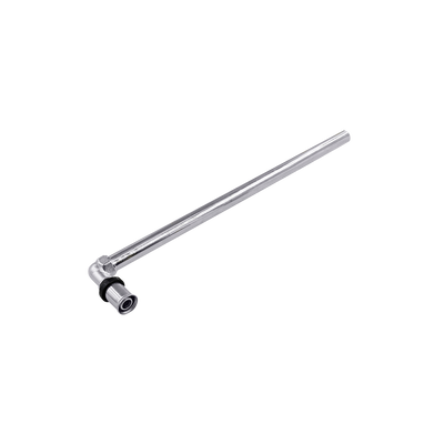 MLCP Radiator Elbow with Chrome Pipe