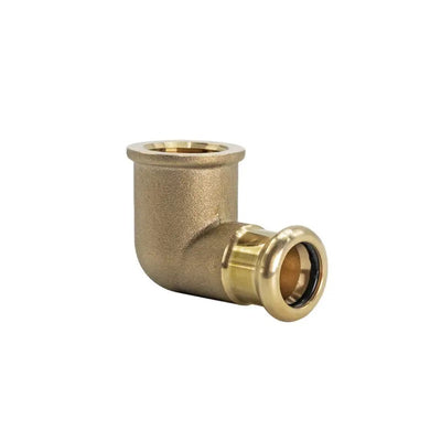 PressFit Water 90° Female Threaded Elbow 22mm × 3/4″
